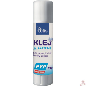Klej w sztyfcie PVP 21g. BG112-G TETIS