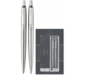 Komplet ołówek + długopis JOTTER STAINLESS STEEL CT PARKER 2093256