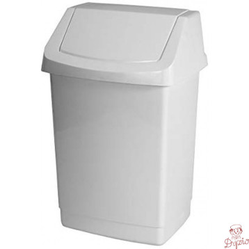 Kosz na śmieci uchylny 25l CURVER CLICK-IT biały 04044
