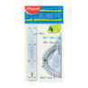 Komplet geometryczny linijka 15cm + 2ekierki +kątomierz 242815 MAPED