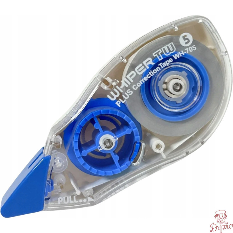 Korektor w taśmie TW WH-705 niebieski 5mm x 12m 42741 PLUS