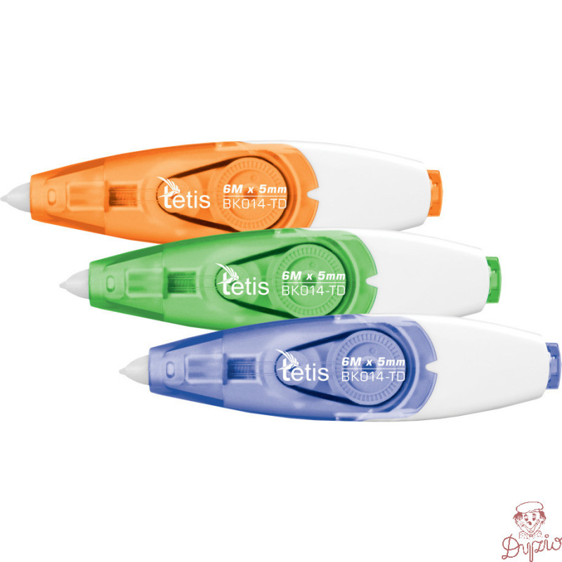 Korektor w taśmie 5mm x 6m + wkład BK014-TD TETIS