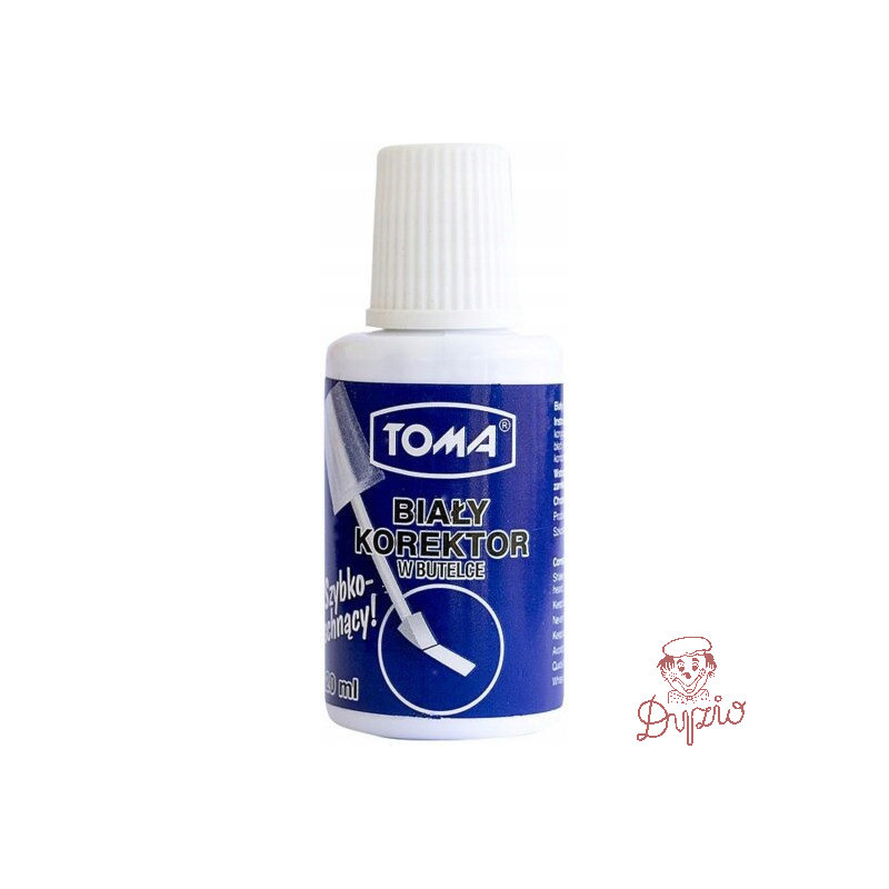 Korektor w płynie 20ml TO-018 z gąbką szybkoschnący