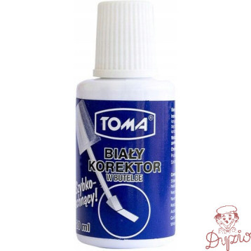 Korektor w płynie 20ml TO-018 z gąbką szybkoschnący