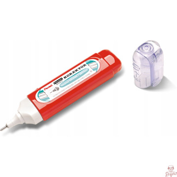 Korektor w piórze PENTEL ZLC31 12ml metalowa końcówka płaski