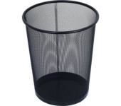 Kosz na papier czarny metalowy ( siatka ) 12 litrów GR-020 120-1127 GRAND