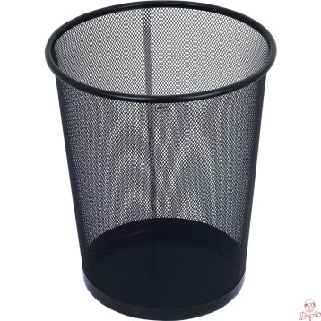 Kosz na papier czarny metalowy ( siatka ) 12 litrów GR-020 120-1127 GRAND