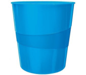 Kosz na śmieci 15L LEITZ WOW niebieski metalik 52781036