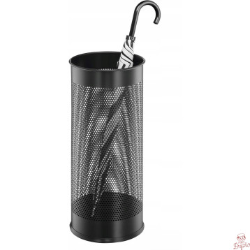 Stojak na parasole metalowy okrągły 28,5L czarny 335001 DURABLE