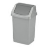 Kosz na śmieci uchylny 50l CURVER CLICK-IT srebrny/grafit 04045-877-65