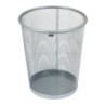 Kosz na papier srebrny metalowy ( siatka) 12 litrów GR-020S 120-1128 GRAND