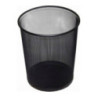 Kosz biurowy NATUNA 19L siatka czarny 295x355mm (L5001)