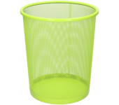 Kosz biurowy NATUNA 10L siatka limonkowy 235x270mm (L3515)