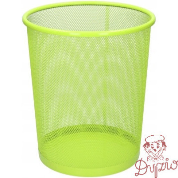 Kosz biurowy NATUNA 10L siatka limonkowy 235x270mm (L3515)