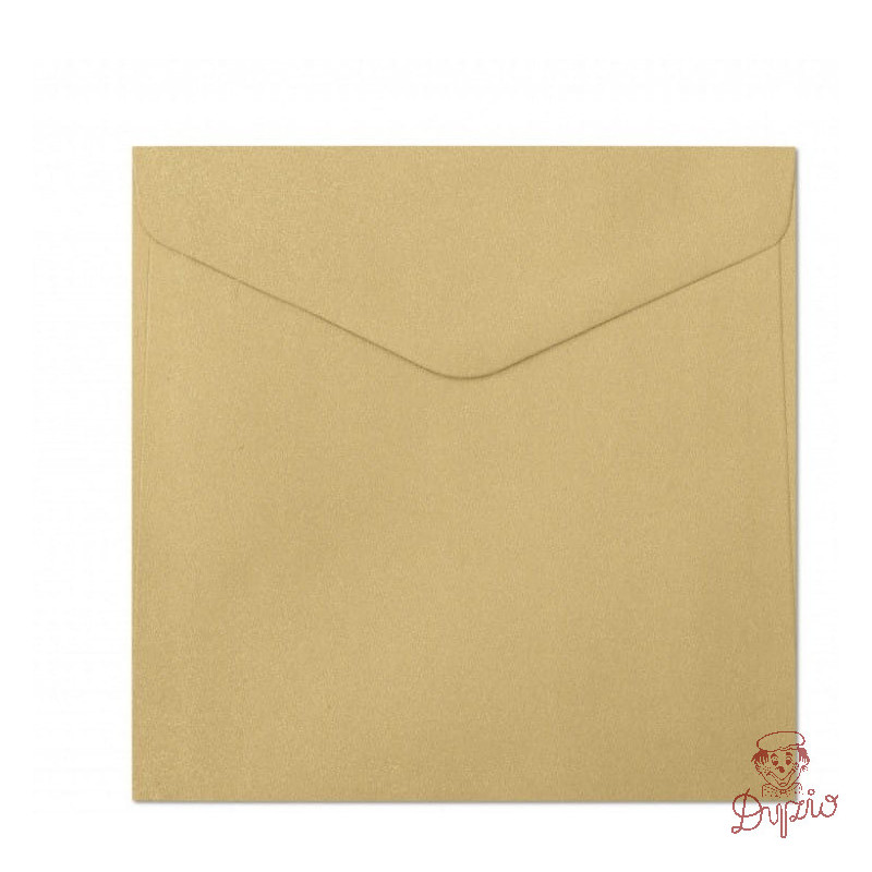 Koperta 160x160mm PEARL złota 150g. (10szt.) 280388 Galeria Papieru