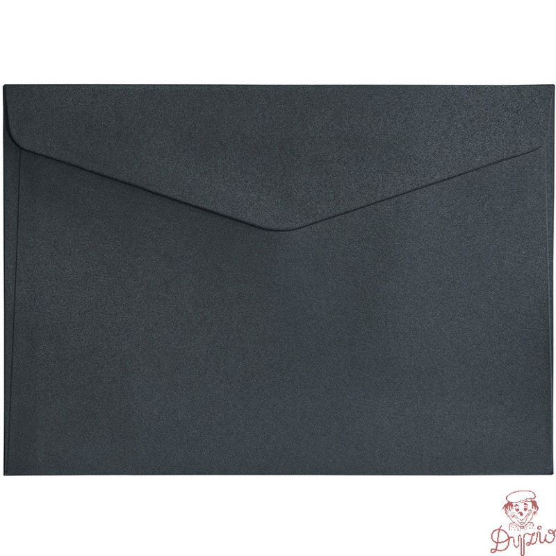 Koperta C5 Pearl czarny K 150g. (10szt.) 280677 Galeria Papieru