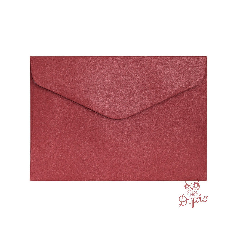 Koperta C6 Pearl czerwony (10szt.) 280238 Galeria Papieru