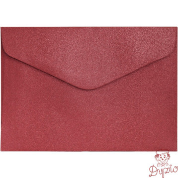 Koperta C6 Pearl czerwony (10szt.) 280238 Galeria Papieru