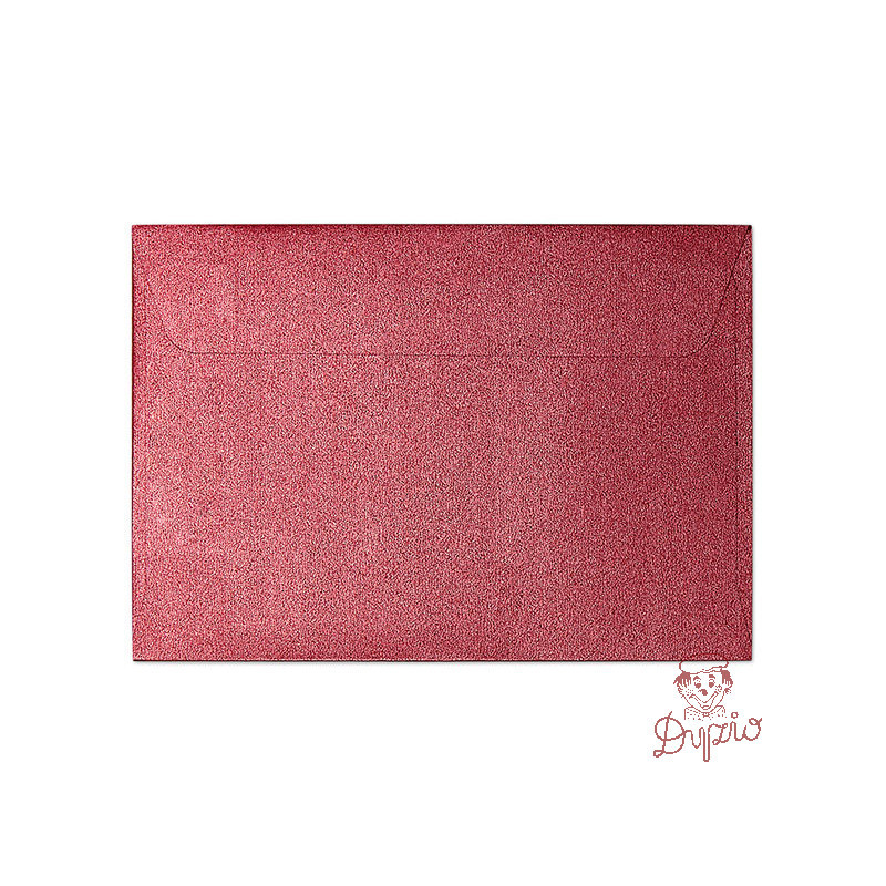 Koperta B7 PEARL czerwony 120g (10szt.) 280517 Galeria Papieru