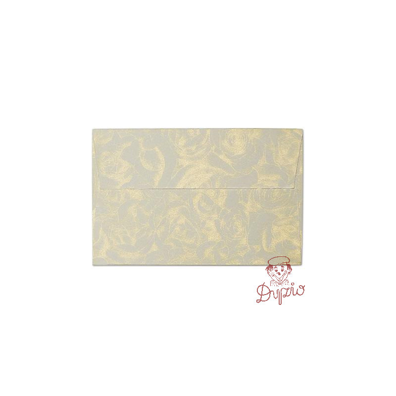 Koperta 70x110mm RÓŻE kremowy P 120g. (10szt.) 280405 Galeria Papieru