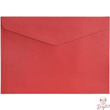 Koperta C5 PEARL czerwony 150g (10szt.) 280638 Galeria Papieru