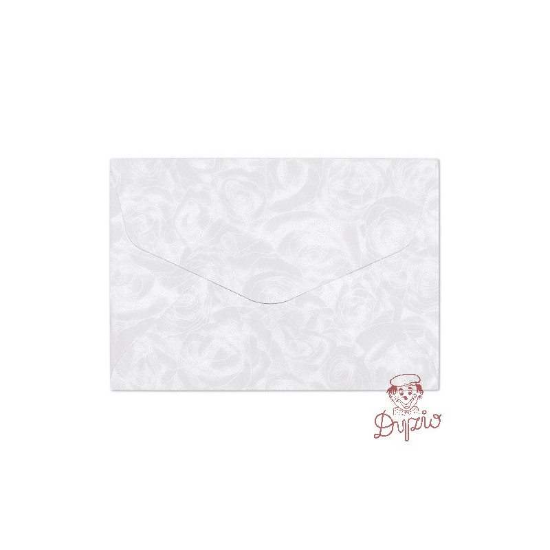 Koperta B7 RÓŻE białe120g (10szt.) 280511 Galeria Papieru