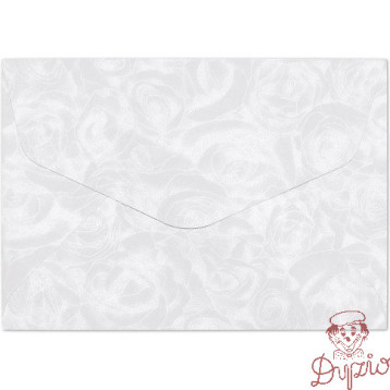 Koperta B7 RÓŻE białe120g (10szt.) 280511 Galeria Papieru