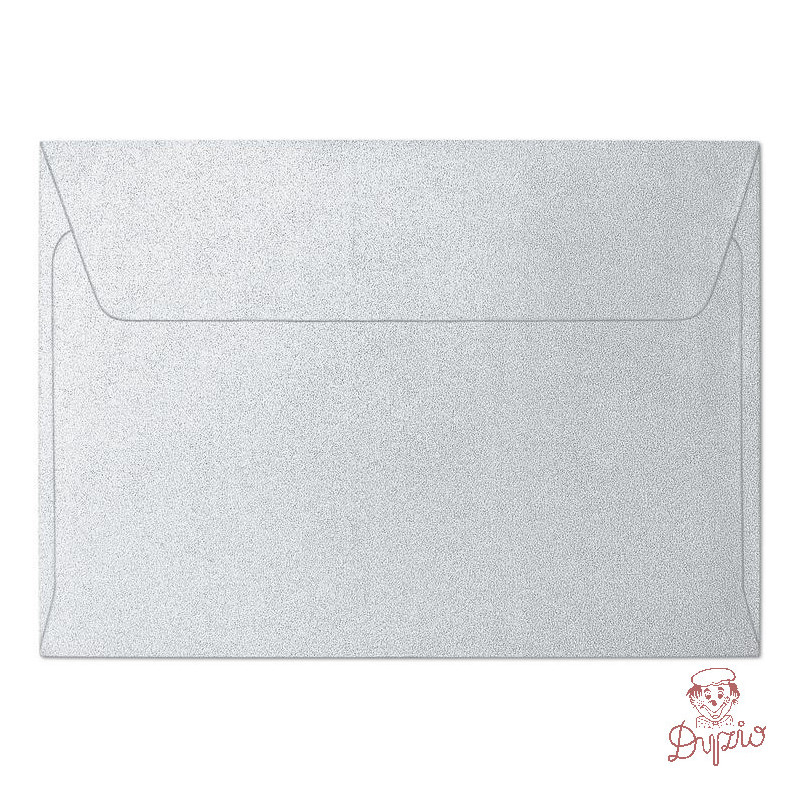 Koperta C6 Pearl srebrny 120g. (10szt.) 280214 Galeria Papieru