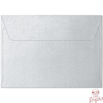 Koperta C6 Pearl srebrny 120g. (10szt.) 280214 Galeria Papieru