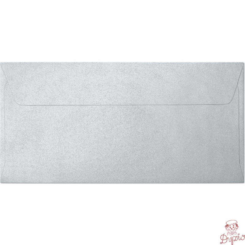 Koperta DL srebrny PEARL P 120g. (10szt.) 280114 Galeria Papieru