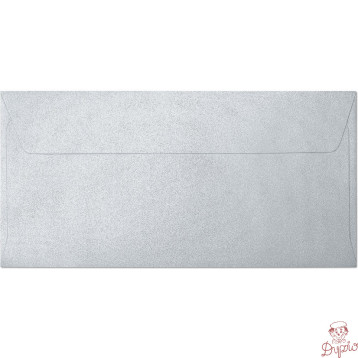 Koperta DL srebrny PEARL P 120g. (10szt.) 280114 Galeria Papieru