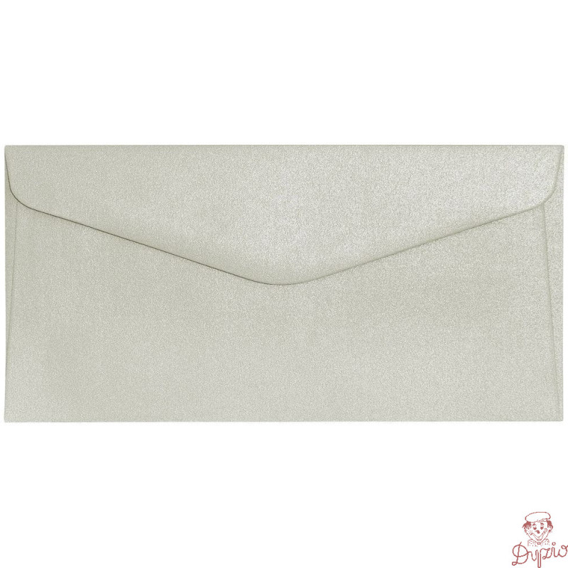 Koperta DL Pearl jasnosrebrny K 150g. (10szt.) 280140 Galeria Papieru
