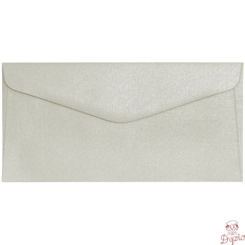Koperta DL Pearl jasnosrebrny K 150g. (10szt.) 280140 Galeria Papieru
