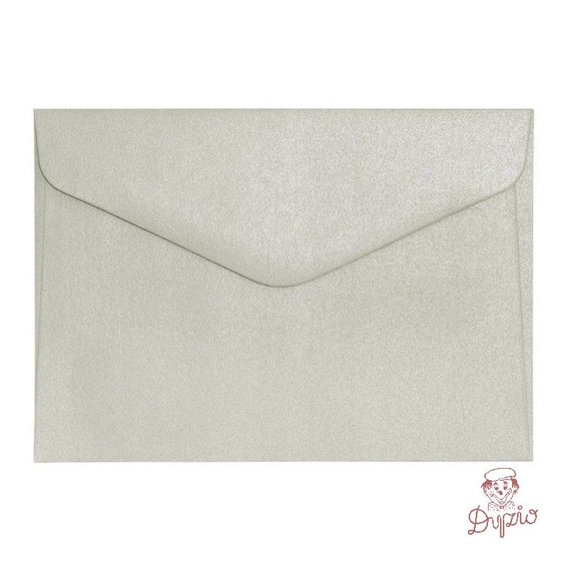 Koperta C6 Pearl jasno srebrna K 150g. (10szt.) 280240 Galeria Papieru