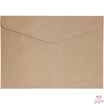 Koperta C5 NATURE ciemnobeżowa K 120g.(10szt.) 280620 Galeria Papieru