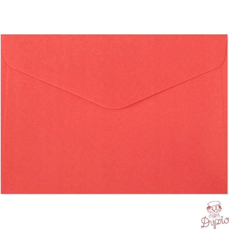 Koperta B6 czerwony K.110g. (20szt.) 280805 Galeria Papieru
