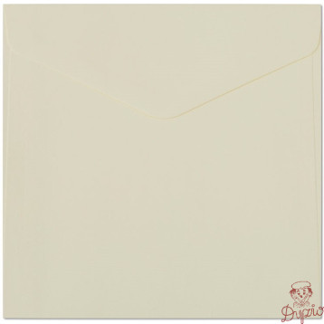 Koperta 160x160mm gładki jasnokremowy 120g. (10szt.) 280329 Galeria Papieru