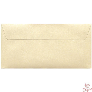 Koperta DL Mika kremowy 120g. (10szt.) 280147 Galeria Papieru