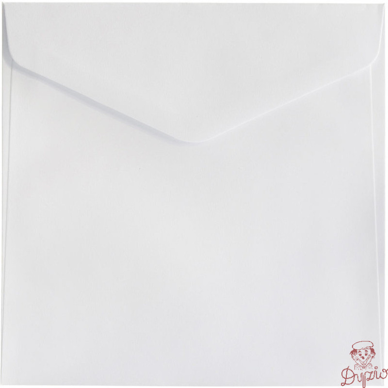 Koperta 160x160mm biały gładki 150g. (10) 280391 Galeria Papieru
