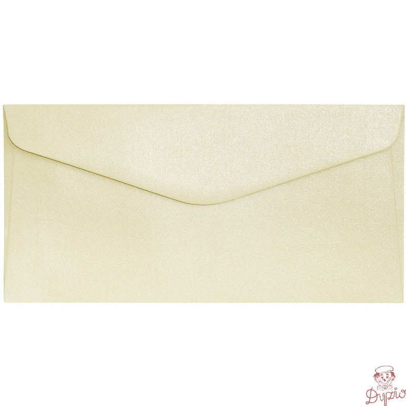 Koperta DL Pearl kremowy 220g. (5szt.) 280902 Galeria Papieru