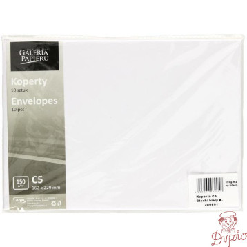 Koperta C5 gładki biały K 150g. (10) 280691 Galeria Papieru