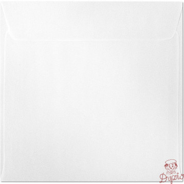Koperta 158x158mm Millenium diamentowa biel 120g. (10szt.) 280816 Galeria Papieru