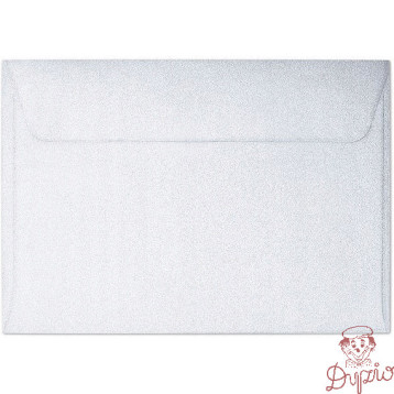 Koperta B7 MILLENIUM diamentowa biel 120g. (10szt.) 280516 Galeria Papieru