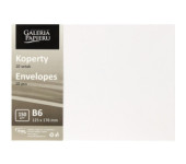 Koperta B6 Gładki biały 150g. (10szt.) 280891 Galeria Papieru