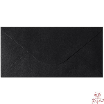 Koperta DL Pearl czarna 150g. (10szt.) 280177 Galeria Papieru