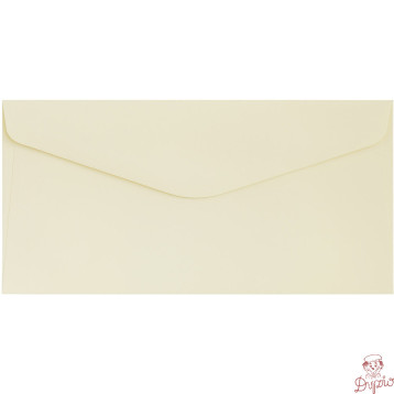 Koperta DL gładka jasnokremowa K 120g. (10szt.) 280129 Galeria Papieru