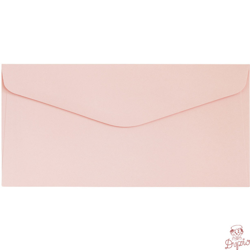 Koperta DL gładki różowy satynowany K 130g. (10szt.) 280126 Galeria Papieru