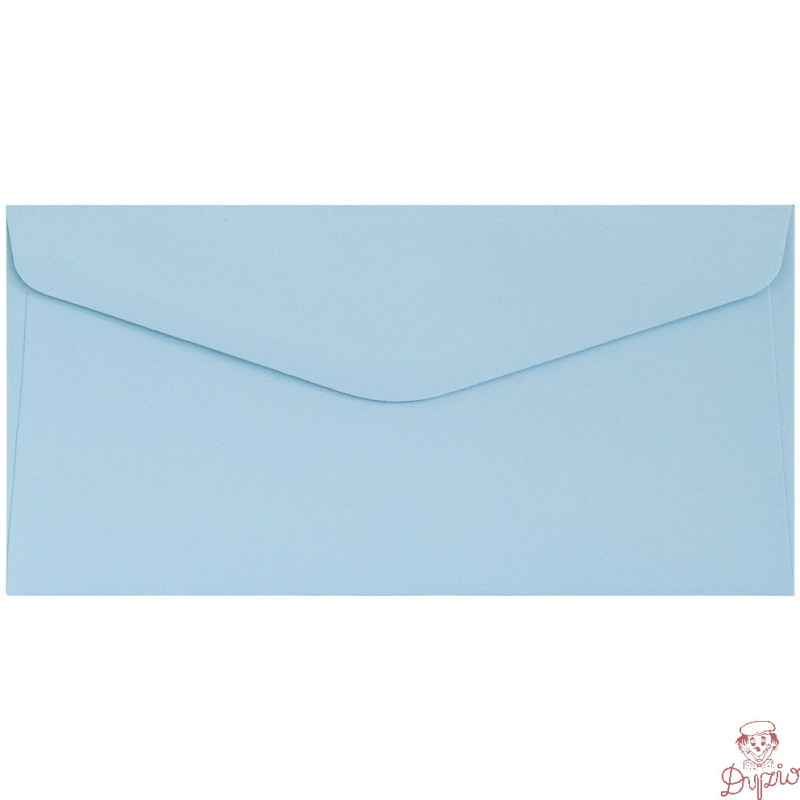 Koperta DL gładki niebieski satynowany K (10szt.) 130g 280128 Galeria Papieru