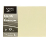 Koperta C6 Pearl kremowy K 150g. (10szt.) 280241 Galeria Papieru