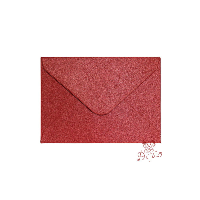 Koperta 70x100 PEARL czerwony K 150g. (10szt.) 280438 Galeria Papieru